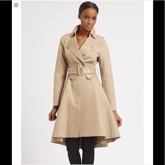 Mackage Jackets & Blazers - Mackage Pleated Trench with Removable Belt
